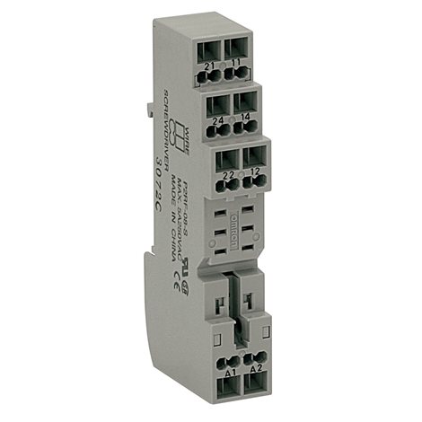 P2RF-08-S patice, montáž na DIN lištu/desku, 8-pin, bezšroubová svorkovnice