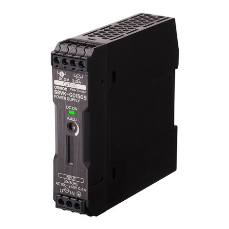 S8VK-G01505 zdroj napájení, plastové tělo, 15W, 5VDC, 3A výstup
