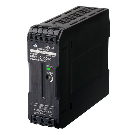 S8VK-G06012 zdroj napájení, plastové tělo, 60W, 12VDC, 5A výstup