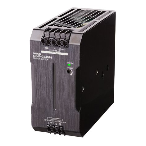 S8VK-G24024 zdroj napájení, kovové tělo, 240W, 24VDC, 10A výstup
