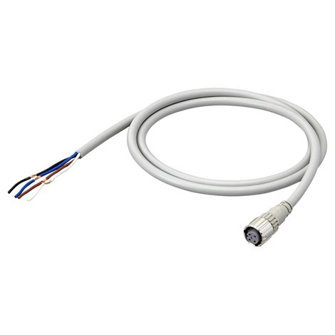 XS5F-D421-J80-F konektor pro snímače SmartClick, M12, přímý, 10m robotický kabel