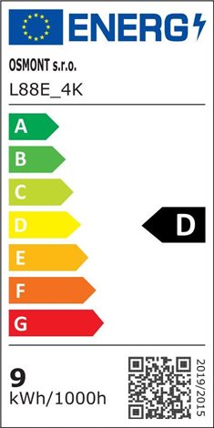 LED-1L88-1L89EMP700PB09/PC76 B 4K Bílé přisazené LED svítidlo 26W 2830lm 4000K IP44 5