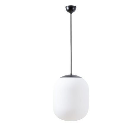 LED-5L06E600Z11/296/a5 C 4K Černé závěsné LED svítidlo ON/OFF a skleněné stínidlo TRIPLEX OPAL 1