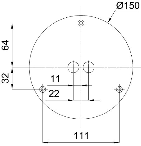IN-12BT11/011 Přisazené svítidlo se skleněným stínidlem 7W IP44 3