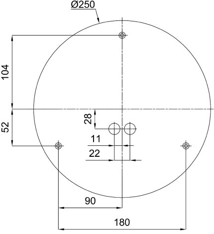 LED-1L14E500BT13/013 HF 4K Přisazené LED svítidlo se skleněným stínidlem 13W 1350lm 4000K IP44 6