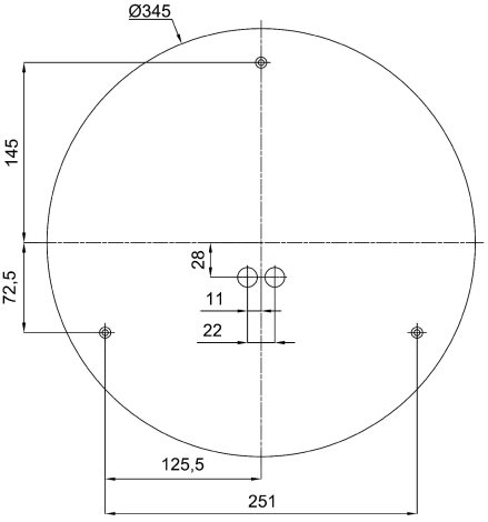 IN-22BT15/029 Přisazené svítidlo se skleněným stínidlem 2x13W IP44 6