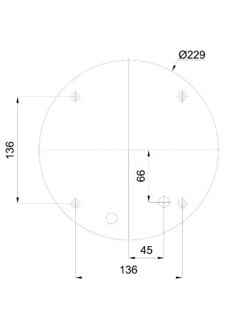 IN-12DU53/035 Přisazené svítidlo se skleněným stínidlem 10W IP43II 3