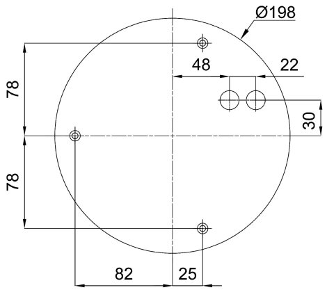 IN-12K04/404 Přisazené svítidlo se skleněným stínidlem 10W IP44 3