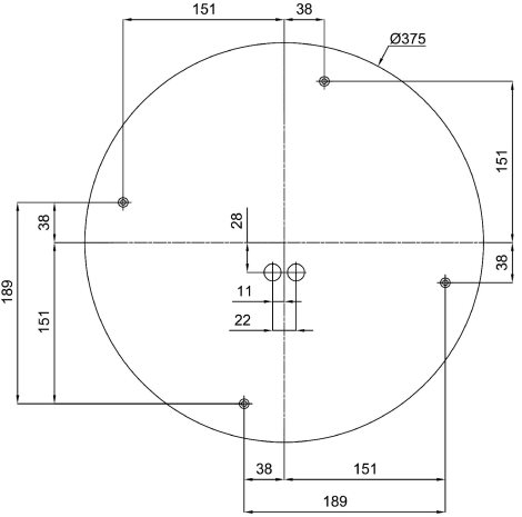 IN-32K86/082 Přisazené svítidlo se skleněným stínidlem 3x10W IP43 2