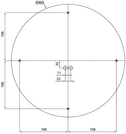 LED-1L23EMP1050K98/084 4K Přisazené LED svítidlo se skleněným stínidlem 54W 5820lm 4000K IP43 6