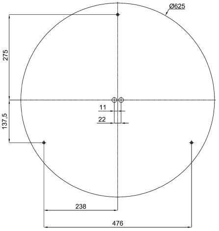LED-6L51EMP700KN10/PM10 3K Přisazené LED svítidlo s plastovým stínidlem 65W 6940lm 3000K IP54 7
