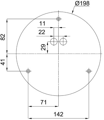 IN-12KN32/PC21 Přisazené svítidlo s plastovým stínidlem 7W IP54 2