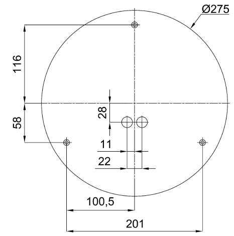 LED-1L14E500KN62/PC22 3/4K Přisazené LED svítidlo s PE stínidlem 13W 1480/1540lm 3000/4000K IP54 5