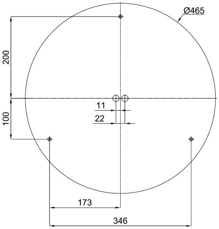 LED-1L20EX1050KN96/426 DALI 4K Přisazené LED svítidlo se skleněným stínidlem 49W 5340lm 4000K IP44 4