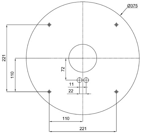 LED-1L62E700KX86/482 4K Přisazené LED svítidlo se skleněným stínidlem 31W 3400lm 4000K IP20 3