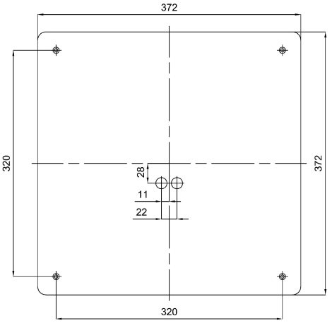 IN-32NU3/PC33 Přisazené svítidlo s plastovým stínidlem 3x7W IP44 4