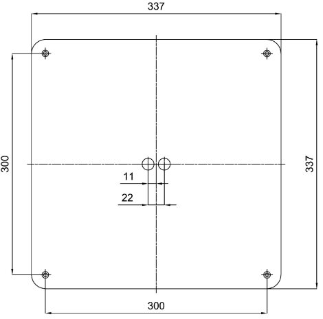 LED-1L34E500NU5/PC35C HF 4K Přisazené LED svítidlo s plastovým stínidlem 17W 1740lm 4000K IP54 6