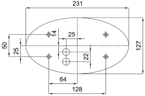 IN-12U1/121 Přisazené svítidlo se skleněným stínidlem 7W IP41 6