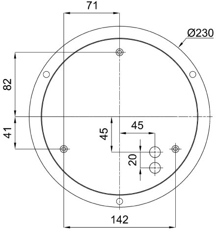 LED-1L23E950ZLE910/414C/L100 C 3K Závěsné LED svítidlo se skleněným stínidlem 48W 3720lm 3000K IP40 3