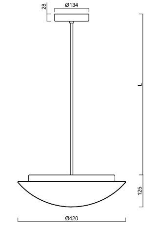 IN-22ZK74/072/z1 Závěsné svítidlo se skleněným stínidlem 2x10W IP40 5