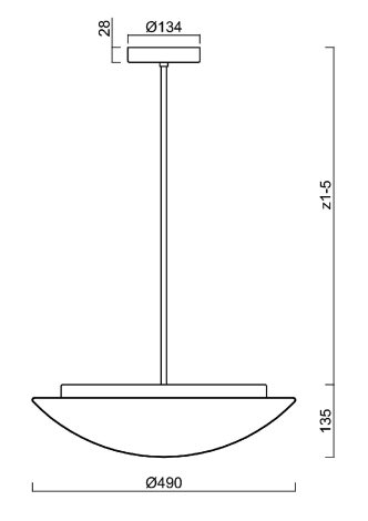 IN-32ZK86/082/z1 Závěsné svítidlo se skleněným stínidlem 3x10W IP40 2