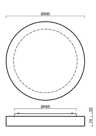 IN-32K910/637 Přisazené svítidlo se skleněným stínidlem 3x13W IP43 6