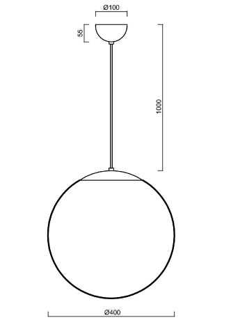 LED-5L06E600ZS11/PE3/L100 C DALI 3K Závěsné LED svítidlo s plastovým stínidlem 27W 3910lm 3000K IP40 2