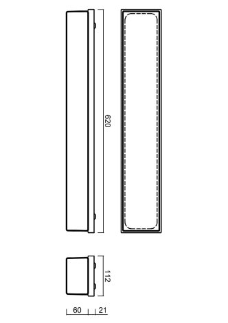 IN-32U12/130/X15 Přisazené svítidlo se skleněným stínidlem 3x7W IP44 2
