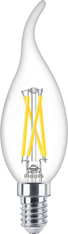 MASTER  LEDCandle DT 2.5-25W E14 BA35 CL G LED Žárovka 2,5W 340lm 2200-2700K