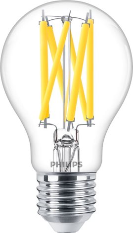 MASTER LEDBulb DT 10.5-100W E27 CRI95 A60 CL G LED Žárovka 10,5W 1521lm