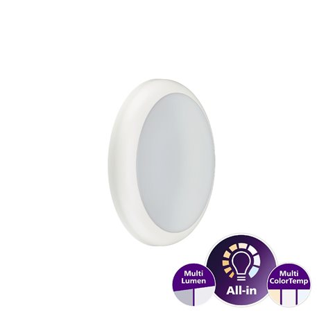 WL070V gen2 11_17S/830_840_860 PSU Nástěnné/stropní LED svítidlo 11/17W 1150/1800lm
