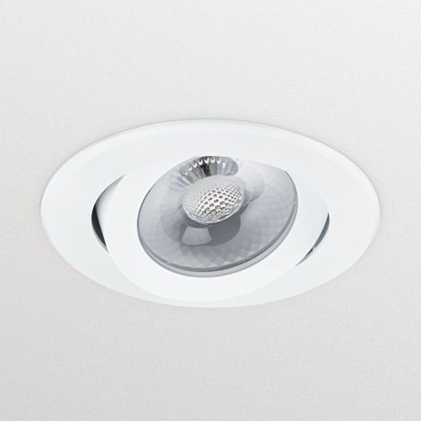 RS151B  LED12-WB-/840 D78 PSR PI6 WH  Výklopný zápustný spot, úhel vyzařování 38°, 12,3W 1 320lm