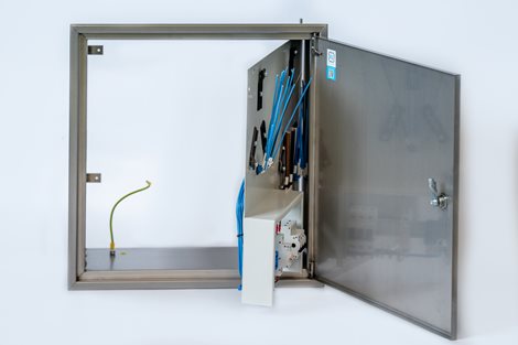 Rozvaděč elektroměrový RE11/Z_N63A nerez broušený bez hl. jističe UNI-FV 2025 ČEZ+EGD vyp. 63A 3