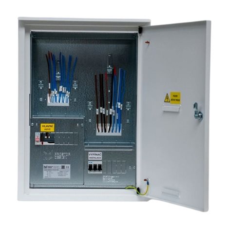 Rozvaděč elektroměrový EMR 2 bez hl.jističe uni-FV 2025 ČEZ+EGD vyp. 63A 1