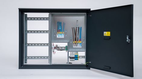 Rozvaděč elektroměrový EMR 2 + 36L ANTRACIT bez hl.j. + 36M podr. vlevo uni-FV 2025 ČEZ+EGD vyp. 63A 5