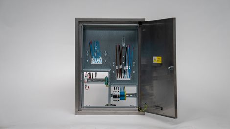 Rozvaděč elektroměrový EMR 2 NEREZ bez hl.jističe uni-FV 2025 ČEZ+EGD vyp. 63A NEREZ broušená 4