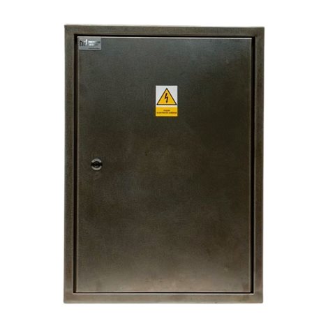 Rozvaděč elektroměrový EMR 2 NEREZ bez hl.jističe uni-FV 2025 ČEZ+EGD vyp. 63A NEREZ broušená 2