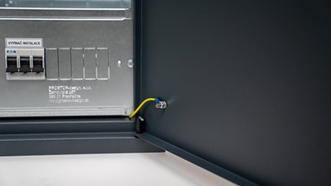 Rozvaděč elektroměrový EMR 2/2 ANTRACIT bez hlavního jističe uni-FV 2025 ČEZ+EGD vyp. 63A 1x hl.přív 8