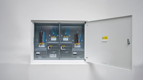 Rozvaděč elektroměrový EMR 2/2 bez hlavního jističe uni-FV 2025 ČEZ+EGD vyp. 63A 2x hl.přívod 5