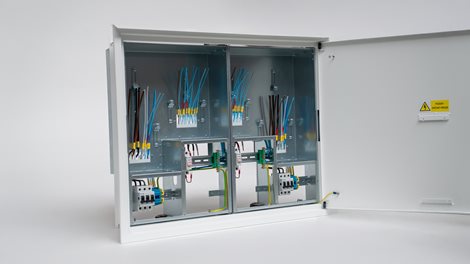 Rozvaděč elektroměrový EMR 2/2 bez hlavního jističe uni-FV 2025 ČEZ+EGD vyp. 63A 2x hl.přívod 13
