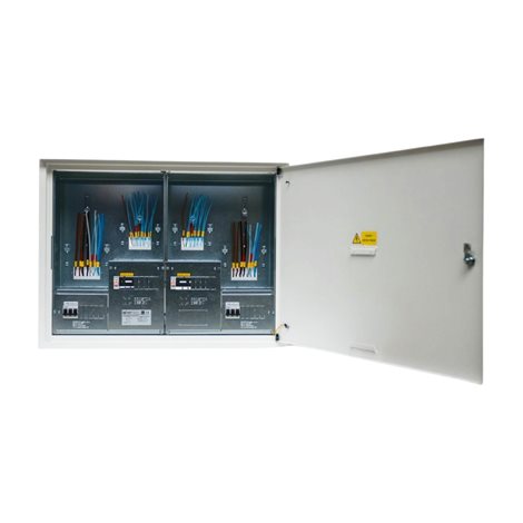 Rozvaděč elektroměrový EMR 2/2 bez hlavního jističe uni-FV 2025 ČEZ+EGD vyp. 63A 2x hl.přívod 19