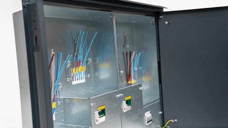 Rozvaděč elektroměrový EMR 2/2 ANTRACIT bez hlavního jističe uni-FV 2025 ČEZ+EGD vyp. 63A 2x hl.přív 2