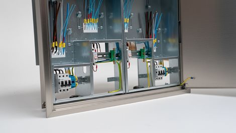 Rozvaděč elektroměrový EMR 2/2 NEREZ bez hlavního jističe uni-FV 2025 ČEZ+EGD vyp. 63A 2x hl.přívod 11