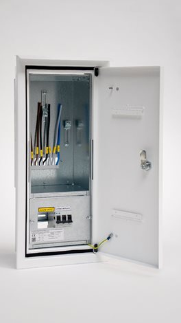 Rozvaděč elektroměrový EMR 1 bez hl.jističe jednotarif bez FVE ČEZ+EGD vyp. 63A 4