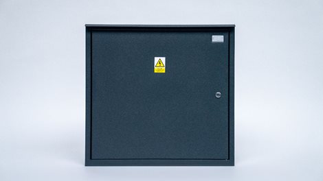 Rozvaděč elektroměrový EMR 2 + 24P ANTRACIT bez hl.jističe + 24M podružná část vpravo uni-FV 2025 63 2