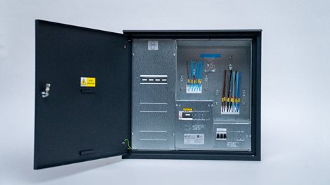Rozvaděč elektroměrový EMR 2 + 24L ANTRACIT bez hl.jističe + 24M podružná část vlevo uni-FV 2025 63A 1