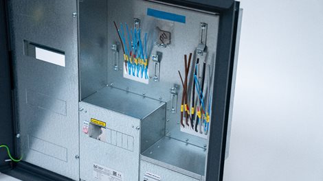 Rozvaděč elektroměrový EMR 2 + 24L ANTRACIT bez hl.jističe + 24M podružná část vlevo uni-FV 2025 63A 4