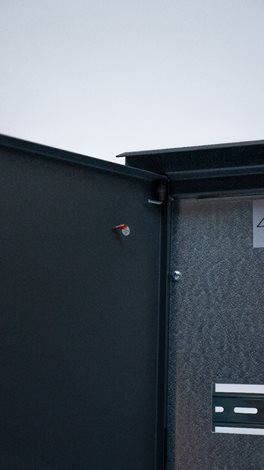 Rozvaděč elektroměrový EMR 2 + 24L ANTRACIT bez hl.jističe + 24M podružná část vlevo uni-FV 2025 63A 8