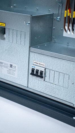 Rozvaděč elektroměrový EMR 2 + 24L ANTRACIT bez hl.jističe + 24M podružná část vlevo uni-FV 2025 63A 9