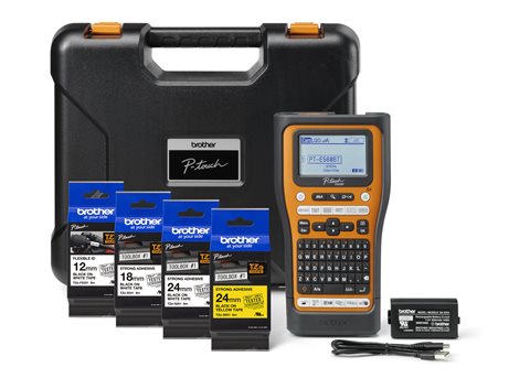 Brother PT-E560BTSP tisk. samolep. štítků s bluetooth, pro pásky 6-24 mm + kufr + 4 pásky 3